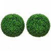 HOMCOM Lot de 2 Boules de Buis Artificielles, 15.7\"