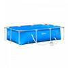 Outsunny 8,3' X 5' X 26\" Ensemble De Piscine Hors Terre Avec Cadre, Bleu
