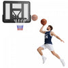 Soozier Panier de basket mural avec panneau arriere incassable de 43 po