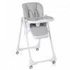 Qaba Chaise Haute Bebe Hauteur, Dossier, Repose-Pieds et Plateau Reglables