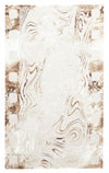 Tapis Contemporain/Moderne Echo 5'0\" x 8'0\" en Brun clair