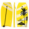 Goplus Body Board 33'' Super Lightweight Surfing Board W/leash Xpe Deck Eps Core