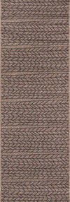 Tapis Contemporain Linden 2'0\" x 10'0\" en brun