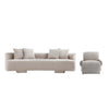 Ensemble de canape 2 pieces Verandah style mid-century modern en beige