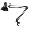 Lampe de travail de Dainolite avec pince à ressort équilibrée, portée de 36 po et fini noir lustré