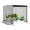 Outsunny Cage a Recoltes 120 x 120 cm, Tente de Protection des Plantes avec Porte, Noir