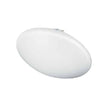 Plafonnier affleuré Cfled de Dainolite de 16 po de diamètre avec abat-jour blanc
