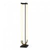 Lampadaire Sur Pied A Del Integrees Cascata, Noir Et Laiton Brosse