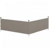 Outsunny 2 Demi-murs D'auvent Pour Auvent De 10' X 10' Ou 10' X 20', Gris