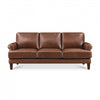 Hydeline Sarina Sofa en cuir – Brun