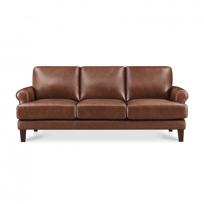 Hydeline Sarina Sofa en cuir – Brun