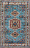 Tapis Traditionnel Tracy 6'0\" x 9'0\" en Bleu