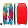 Costway 37\" Body Board Leger Avec Eps Core Xpe Deck Hdpe Fond Croissant Tail Colore