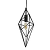 Luminaire suspendu Stalactite de Dainolite avec fini noir et 1 ampoule
