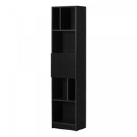 Liora Bibliotheque Etroite 5 Tablettes - Chene Noir