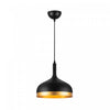 Luminaire suspendu de la collection Dash de 12 po - noir et doré