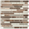 Dosseret Smart Tiles peler et coller 10 x 10, 4 feuilles - Bellagio Santi