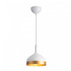 Luminaire suspendu de la collection Dash de 8 po - blanc et doré