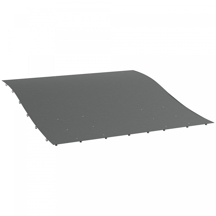 Outsunny Remplacement D'auvent De Pergola Pour Serie Outsunny 84c-038, Gris