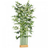 HOMCOM Bambou artificiel 5pi, plante decorative pour maison ou bureau