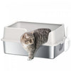 Stainless Steel Cat Litter Box With Scoop