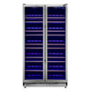 Cave a vin Vernazza de 40\" cote a cote a double zone, capacite de 25,07 pi³, en acier inoxydable-FWCDR6642-40S