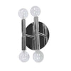 Applique murale Ava de Dainolite avec fini chromé poli et 4 ampoules