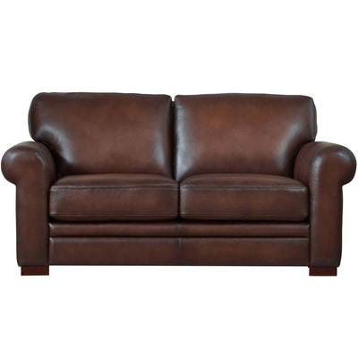 Hydeline Brookfield Leather Loveseat - Brown | Hydeline Brookfield Causeuse en cuir – Brun