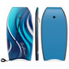 Costway 37\" Body Board Leger Avec Eps Core Xpe Deck Hdpe Fond Croissant Tail Bleu
