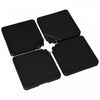 Outsunny - Jeu de 4 poids pour pied de parasol, noir