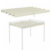 Outsunny Toit De Pergola Retractable, Couverture Pare-soleil De 9,8' X 7,1'