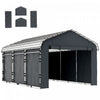 Outsunny Parois laterales de remplacement pour abri voiture 12' x 20', gris fonce