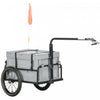 Aosom Bicyclette Cargo Remorque Velo Wagon Avec Boite De Rangement Amovible