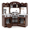 Honeyjoy Coin Cuisine Jeu Avec Machine A Cafe Four Micro-ondes Machine A Laver Marron