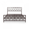 Henry Cadre De Lit En Metal Avec Tete De Lit Vintage, Taille King, Cuivre