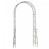 Outsunny Arche De Jardin En Metal De 2,1 M Tonnelle De Passerelle Exterieure Pour Plantes De Vigne Grimpantes Decoratives Patio Pelouse Cour Fete Ceremonie Decoration Accessoires Noir