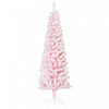 Homcom Arbre De Noel Artificiel Fin Floque De Neige Artificielle 5pi