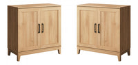 Modulr Armoire D’appoint A 1 Tablette Reglable – Chene Naturel