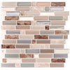 Dosseret Smart Tiles peler et coller 9 x 9, 4 feuilles - Crescendo Terra