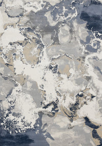 Carpette London à motif abstrait pour l'intérieur - 5 pi 3 po x 7 pi 7 po