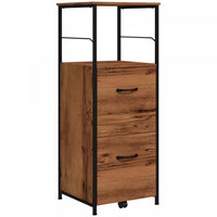 Vinsetto Classeur Avec 2 Tiroirs, Barres De Suspension Pour Lettre A4