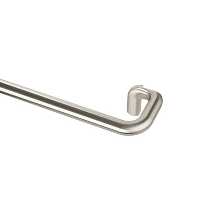 Umbra Twilight Matte Nickel Expandable Blackout 3/4" Curtain Rod - 66"-144" | Tringle à rideaux coupe-lumière extensible Twilight de Umbra nickel mat de 3/4 po - 66 po à 144 po