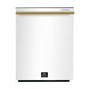 Lave-vaisselle encastrable Pozzo de 24 po, cuve haute, commande sur le dessus, blanc, 49 dBA – FDWBI8067-24WHT