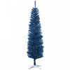 Homcom Sapin De Noel Artificiel Fin 6pi, Bleu Profond