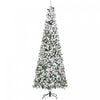Homcom Arbre De Noel Artificiel De Neige De 9 Pieds