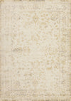 Carpette discrète, traditionnelle et élégante Ellis beige et crème - 5 pi 3 po x 7 pi 7 po