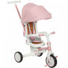 Qaba Tricycle 7 En 1 Pour Tout-petits Avec Guidon Reglable, Rose