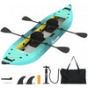 Outsunny Kayak Gonflable pour Adultes, Jaune et Gris