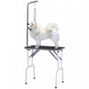 Pawhut Table De Toilettage Pliable Pour Animaux De Compagnie De 32 Po Table De Bain Professionnelle Pour Chien Et Chat Surface Texturee Avec Bras Reglable