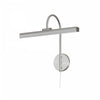 Lampe pour affichage d’image de Dainolite avec fini chromé satiné et ampoule de 24 W